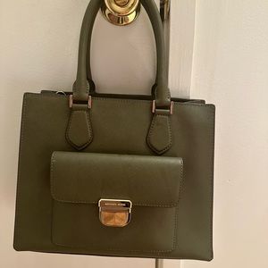 Michael Kors Army Green Purse